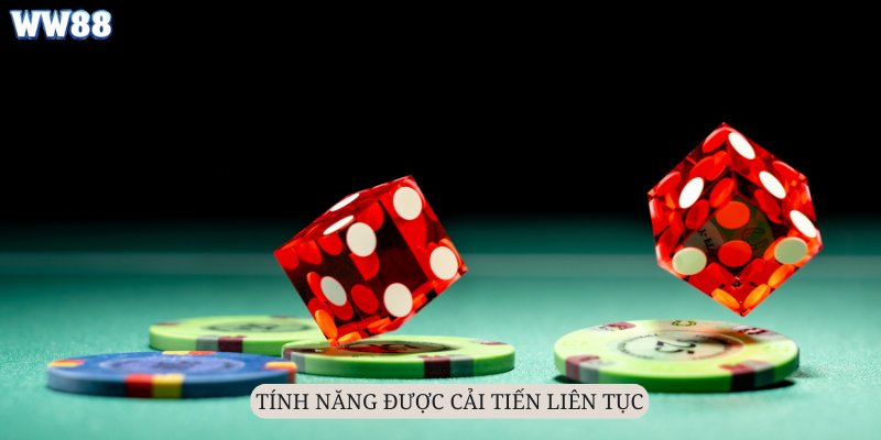 Hệ thống liên tục cải tiến các tính mới trong game xóc đĩa